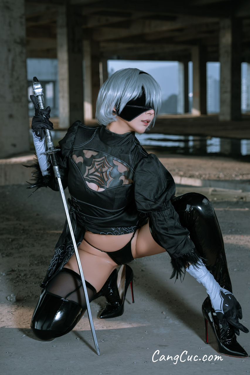 Coser@云溪溪 (Yunx1x1) & 奶桃 – 2B本 YoRHa No.2 Type B 下 ảnh 156